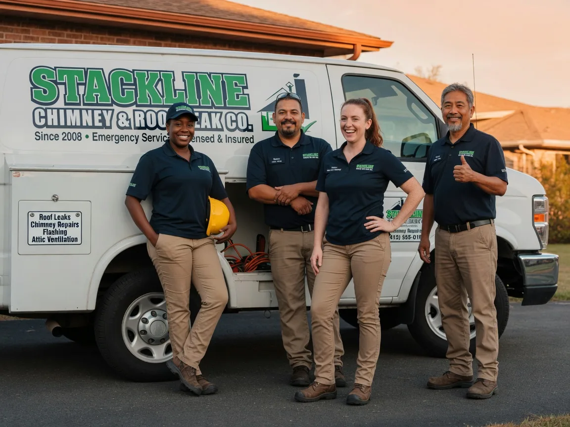 Chimney flashing repair company in Ogden, KS